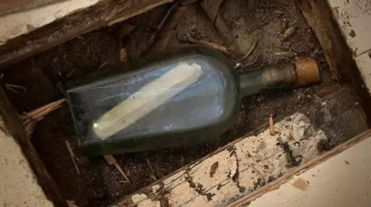 135 yıl önce saklanan şişe